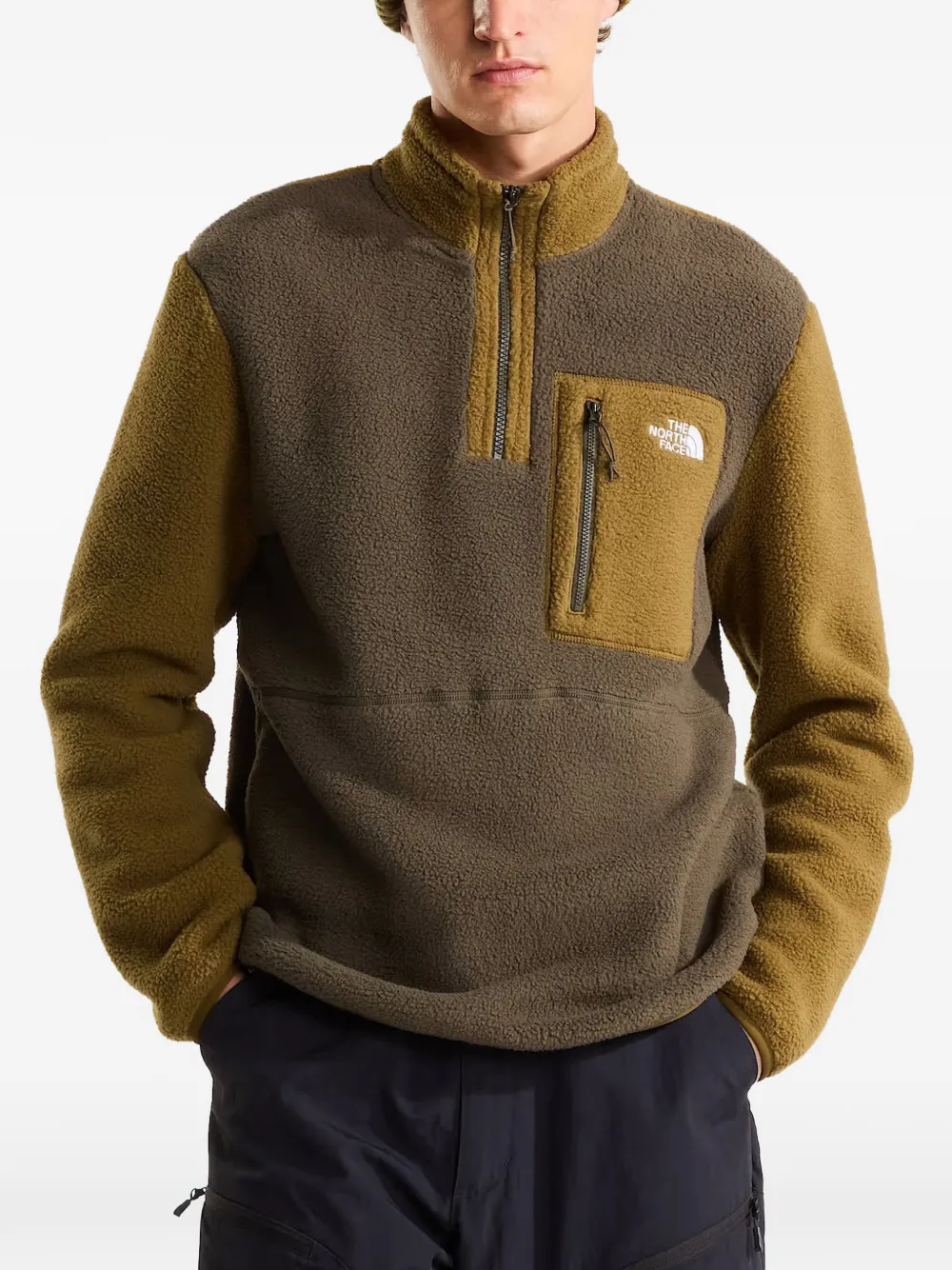 The North Face Yumiori 1 4 zip fleece jacket Groen