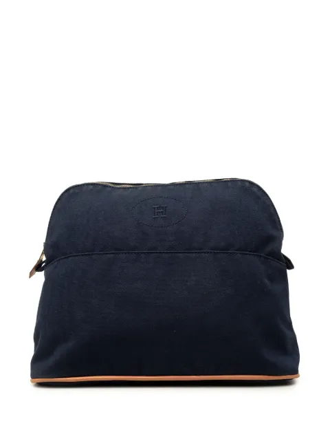 Hermès Pre-Owned cosmetiquera Bolide Trousse De Voyage GM de piel Toile bicolor 2000-2020
