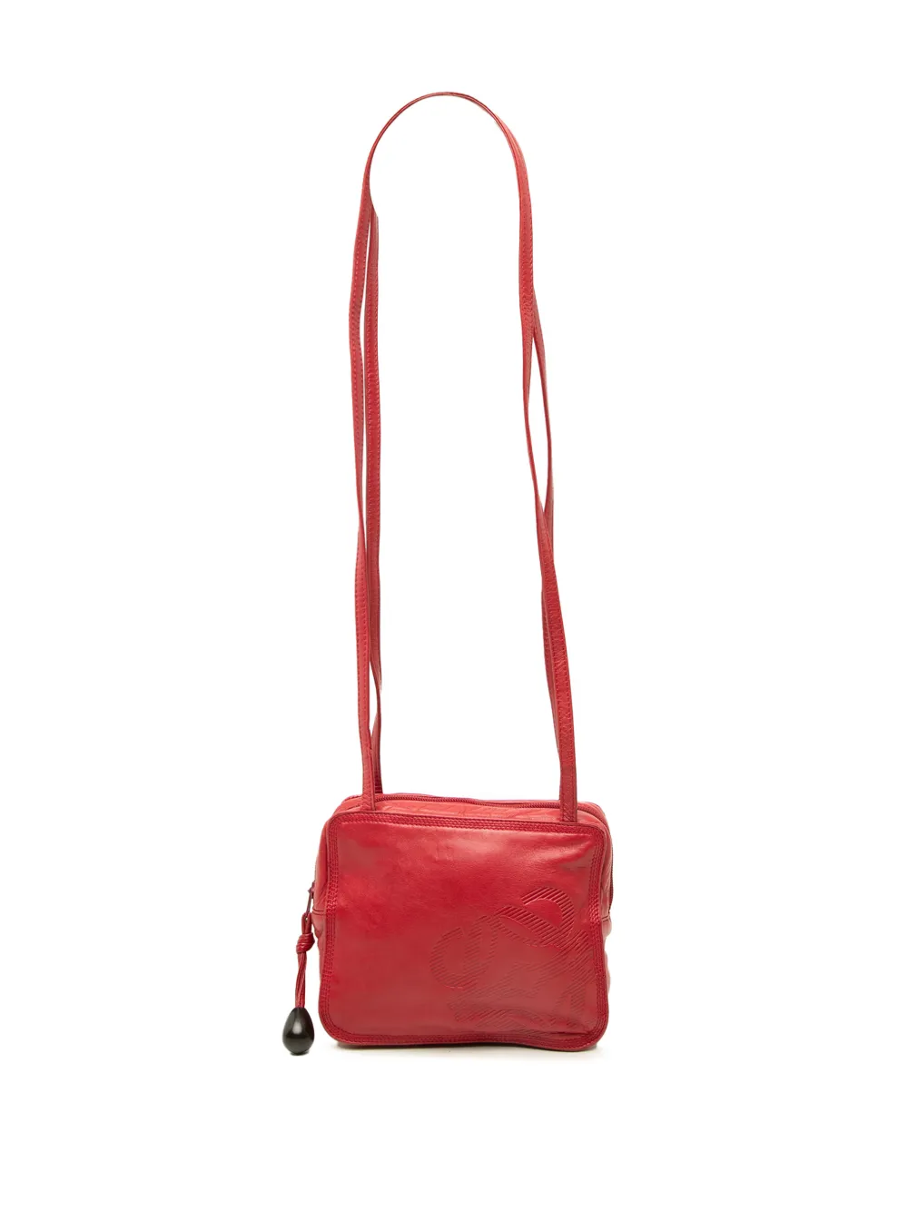 Loewe Pre-Owned 1990-2020 Nappa Anagram shoulder bag - Rot