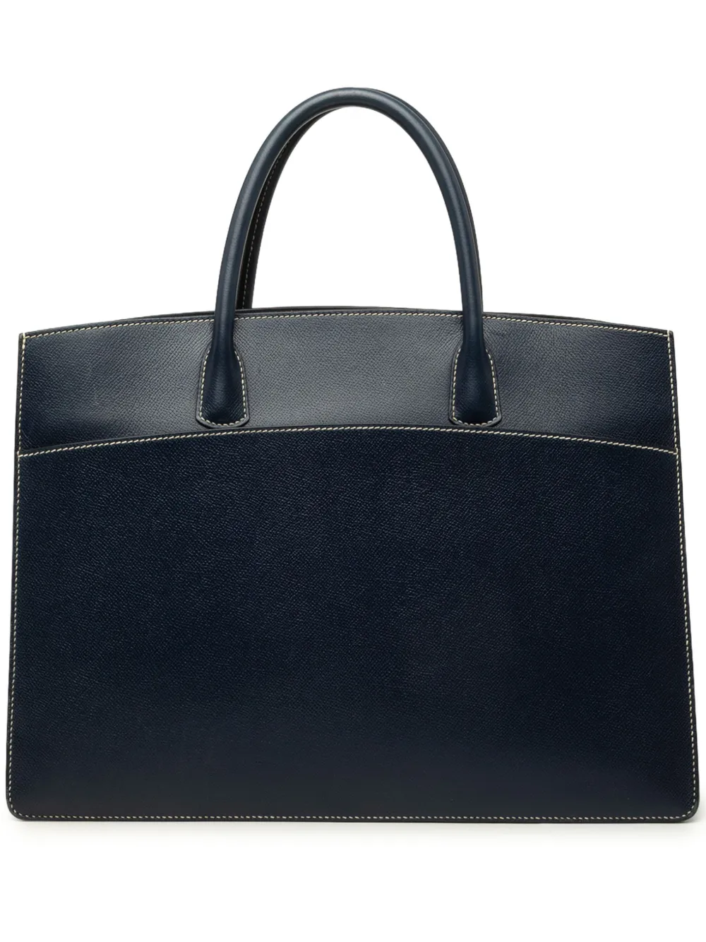 Hermès Pre-Owned 2017 Courchevel Whitebus GM handbag - Blue