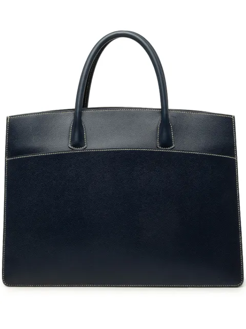 Hermès Pre-Owned 2017 Courchevel Whitebus GM handbag