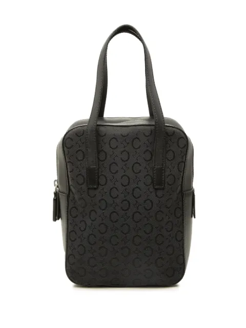 Celine Pre-Owned 20th Century C Macadam Canvas and Leather handbag