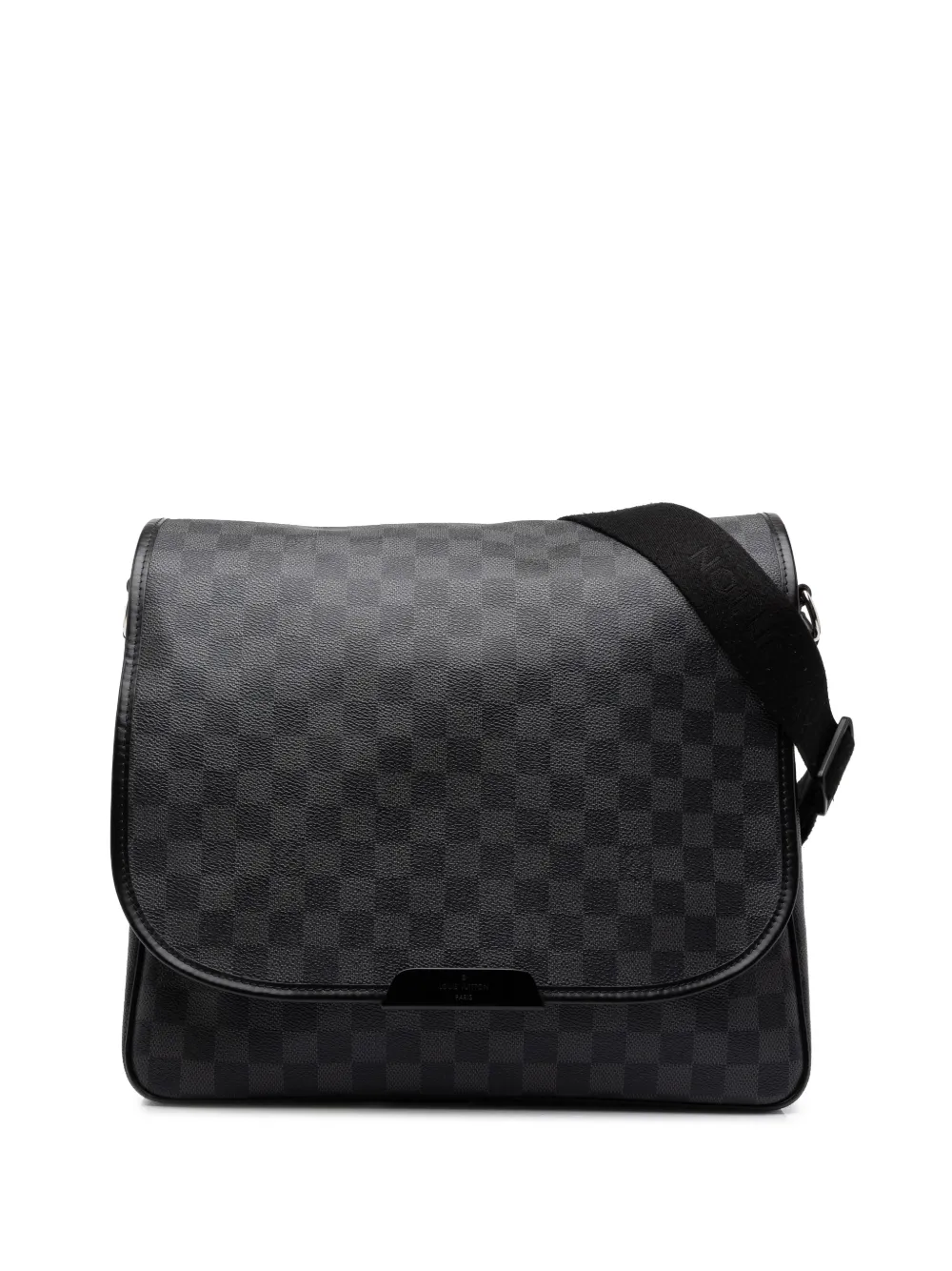 Louis Vuitton Pre-Owned 2012 Damier Graphite Daniel MM crossbody bag - Black