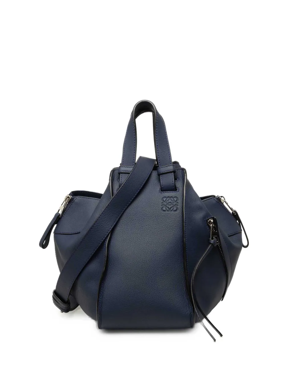 Loewe Pre-Owned 2016 Small Soft Grained Calfskin Hammock Bag satchel - Blau