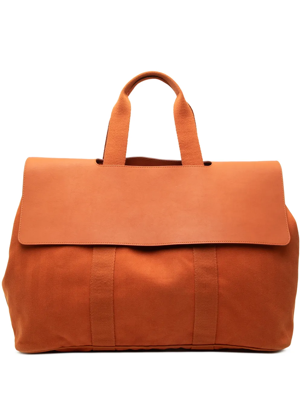 Hermès Pre-Owned 2000-2015 Toile and Swift Valparaiso GM handbag - Orange