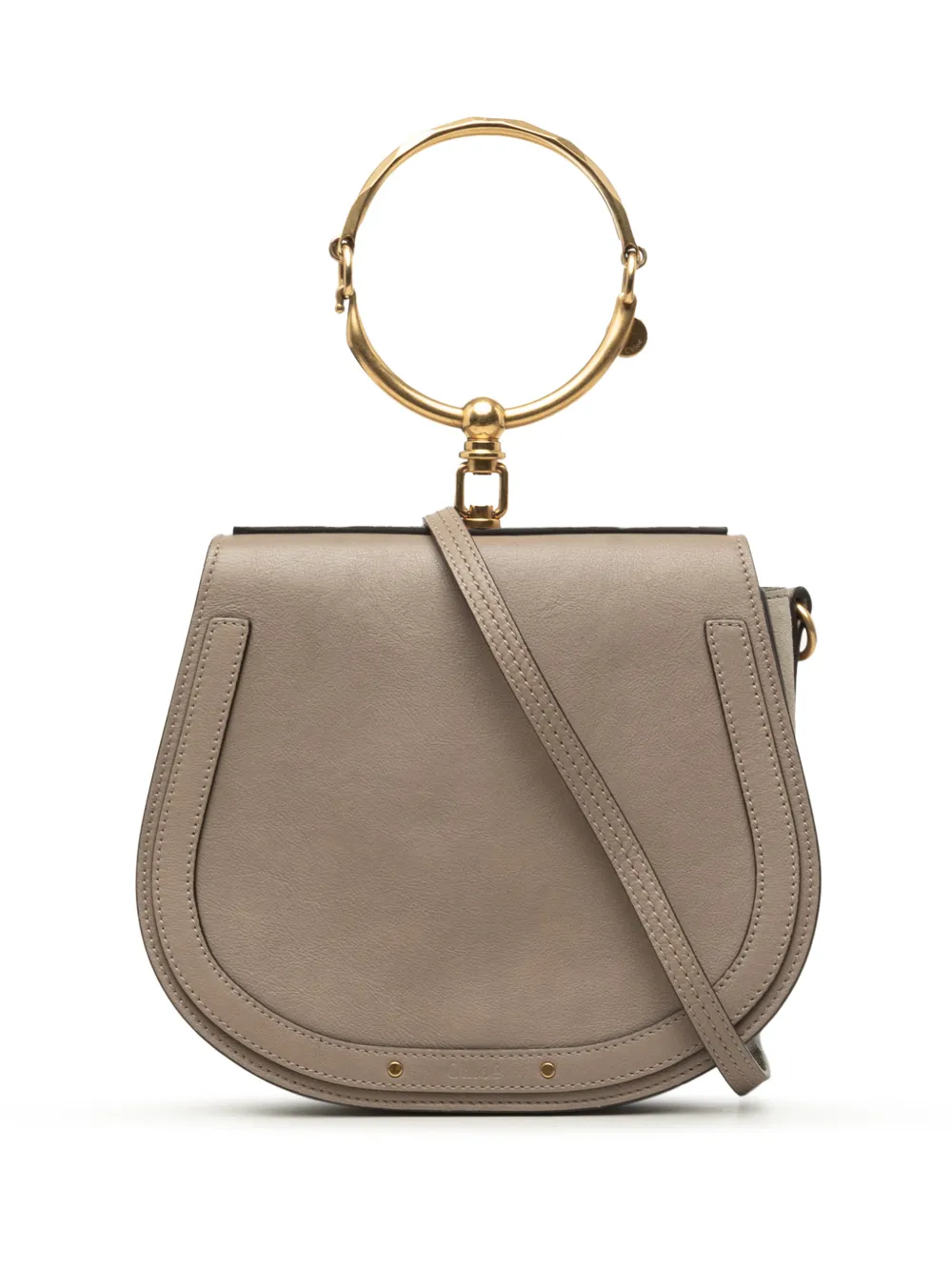 Chloé Pre-Owned 2018 Medium Leather Nile Bracelet satchel - Braun