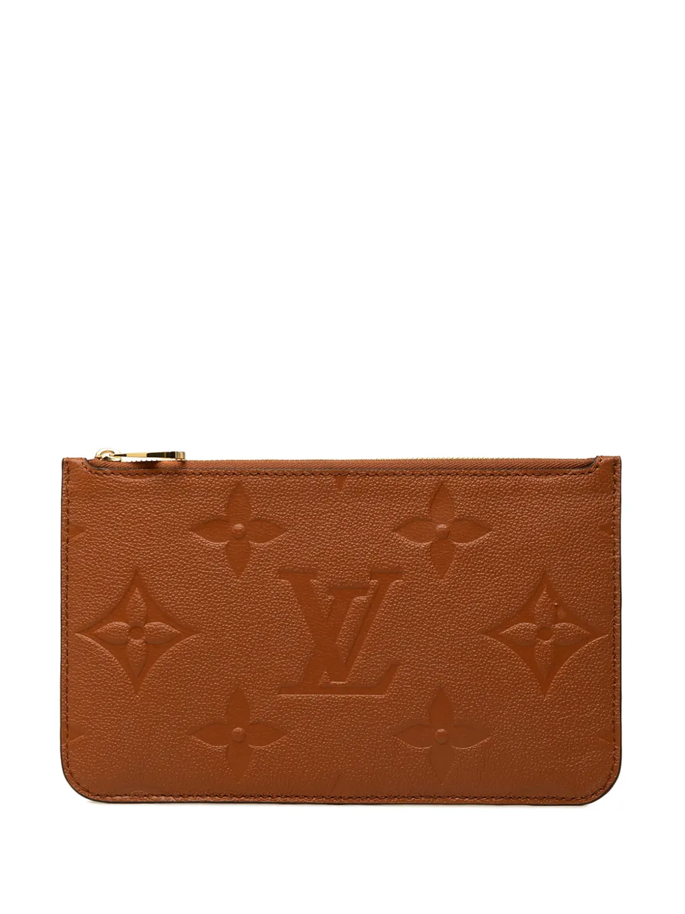 Louis Vuitton Pre-Owned 2021-2026 Monogram Giant Empreinte Neverfull MM pouch - Braun