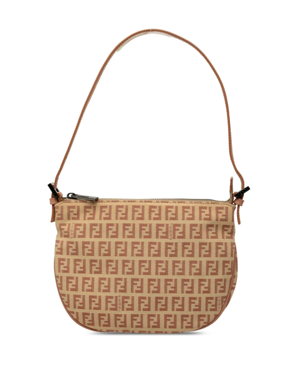 Fendi Pre-Owned 2000-2010 Zucchino Canvas Hobo shoulder bag - Nude