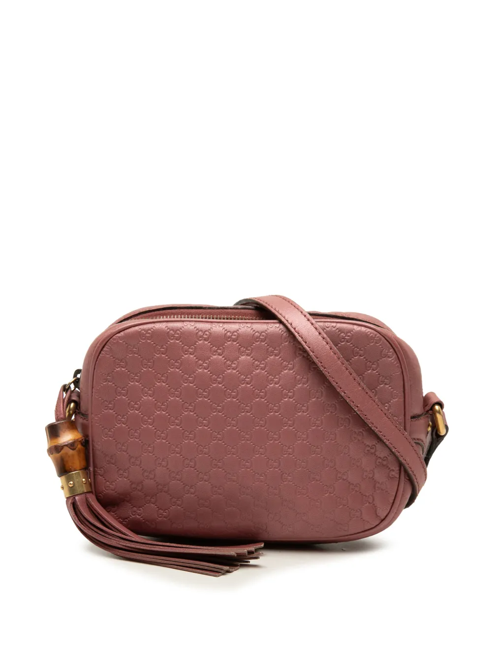 Gucci Pre-Owned 2000-2015 Metallic Microguccissima Sunshine Disco Camera Bag crossbody bag - Rosa