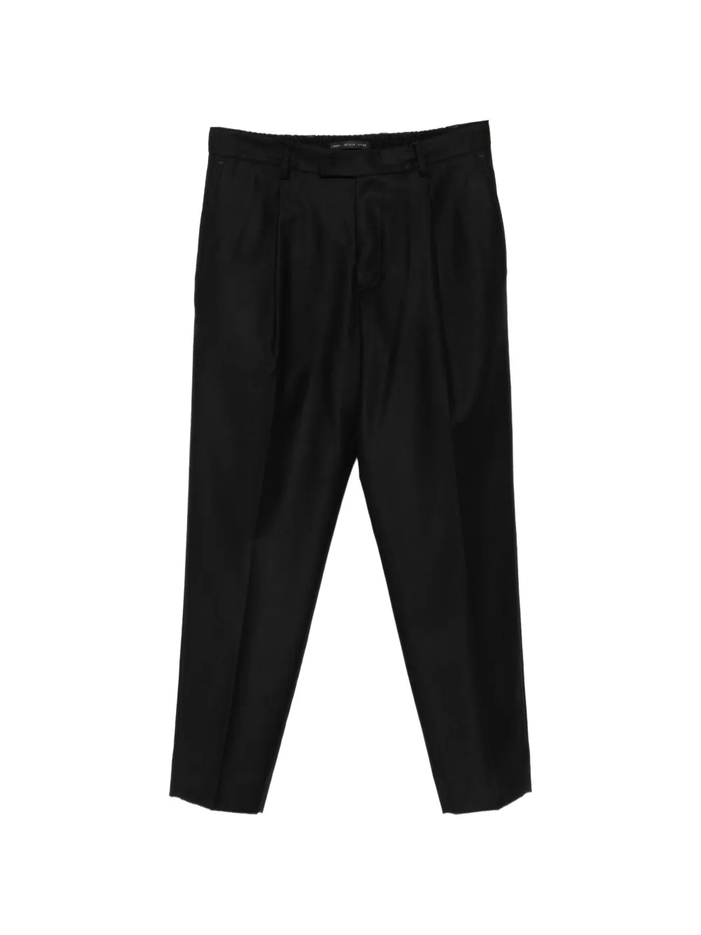 Low Brand pleated tapered trousers - Nero
