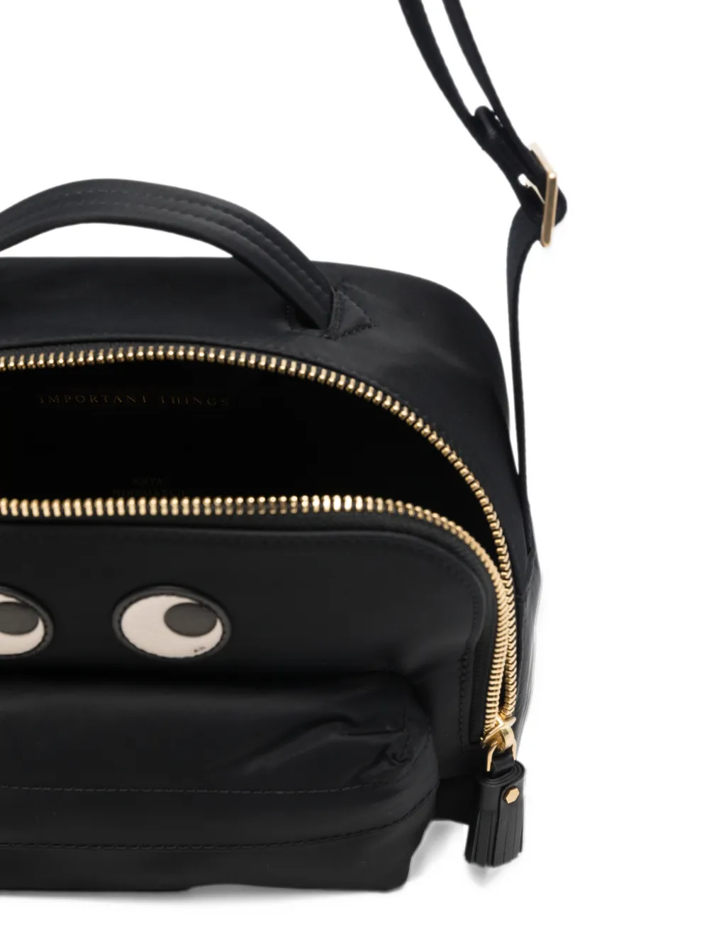 Anya Hindmarch Eyes schoudertas Zwart