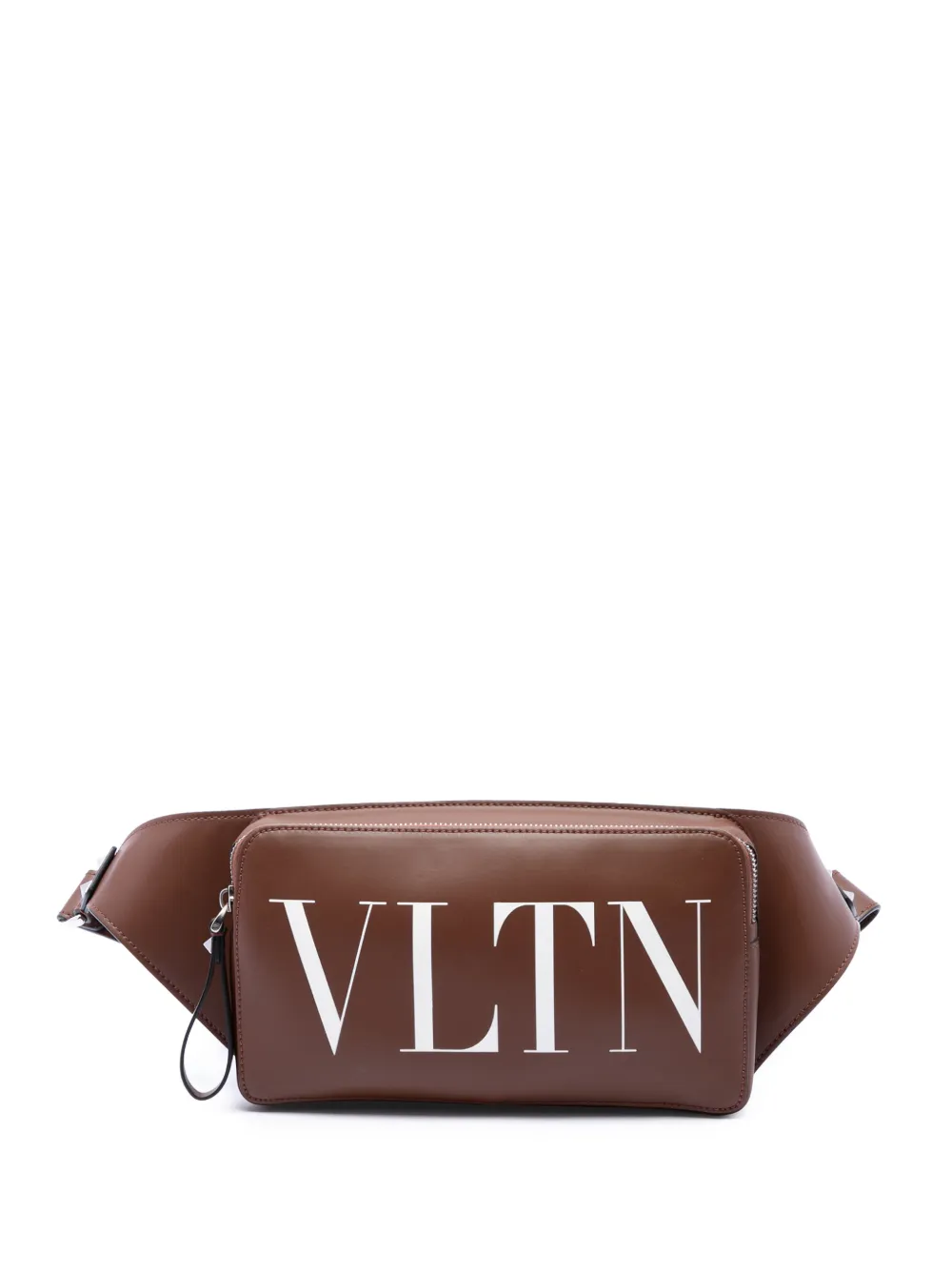 Valentino Garavani Pre-Owned 2018-2026 Leather Rockstud VLTN belt bag - Marrone