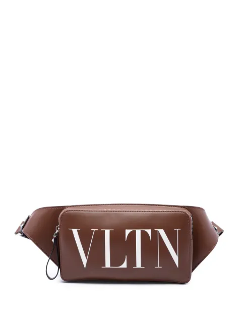 Valentino Garavani Pre-Owned cangurera VLTN Rockstud de piel 2018-2026