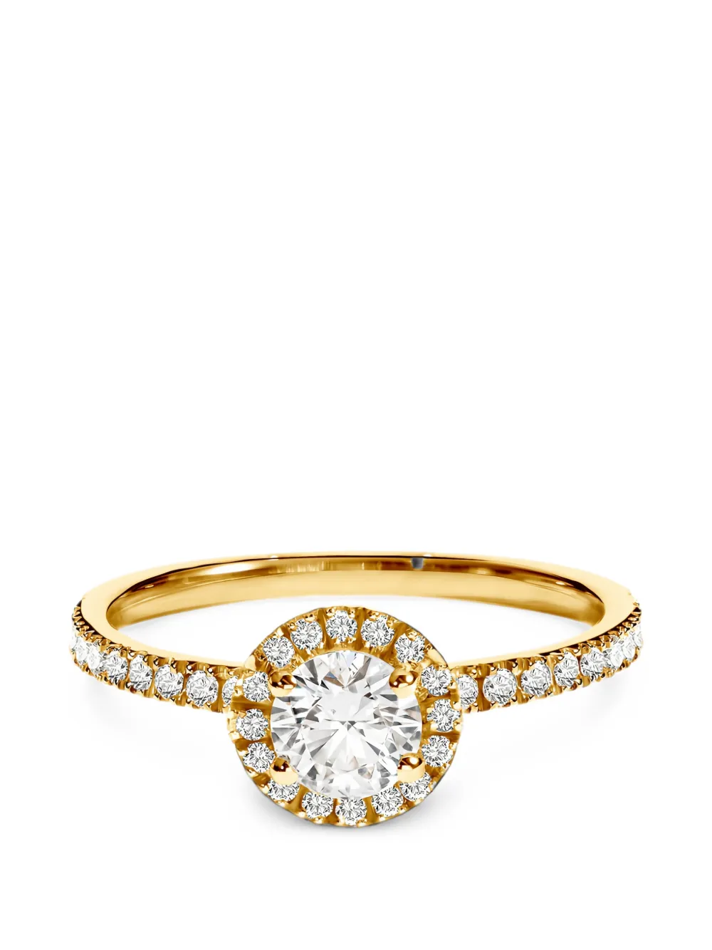 Loyal.e Paris Solitaire Absolue Couronne lab-grown diamond ring - Oro