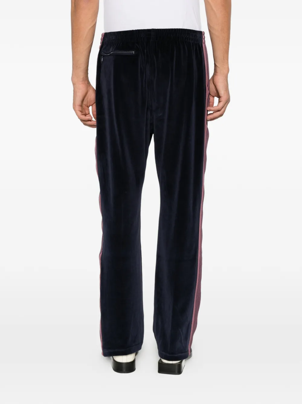 Needles logo-detail track pants Blauw