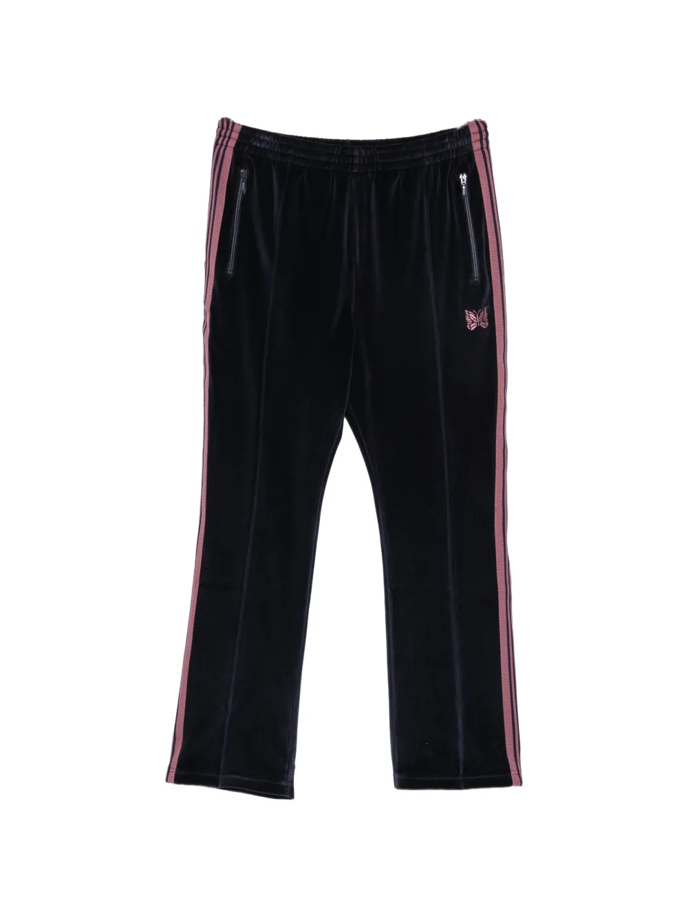 Needles logo-detail track pants Blauw