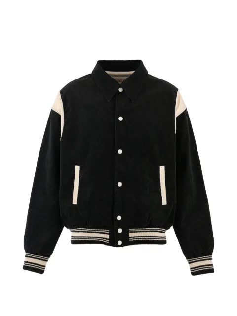 SAINT MXXXXXX corduroy panelled bomber jacket