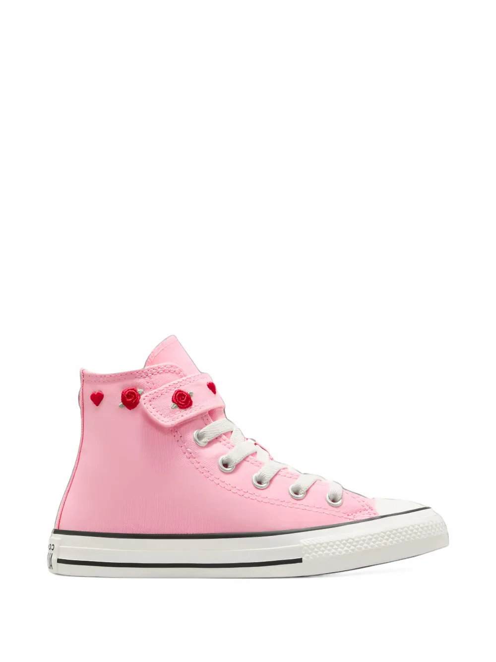 Converse Kids Chuck Taylor All Star flower-embroidered sneakers - Rosa