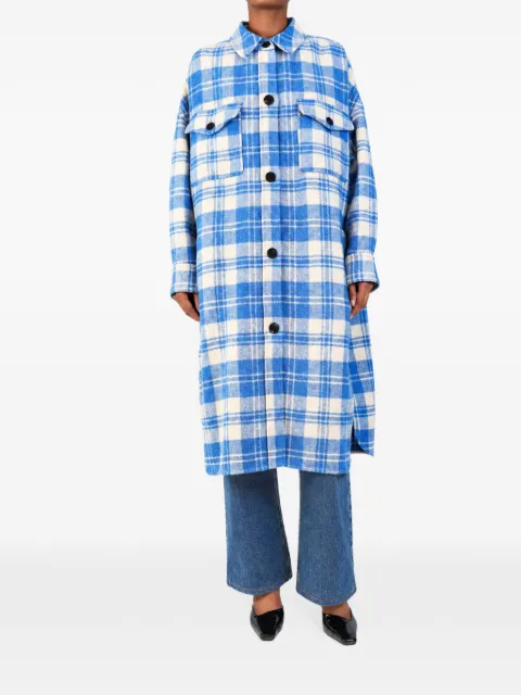 Isabel Marant Vintage Fontizi check-print coat