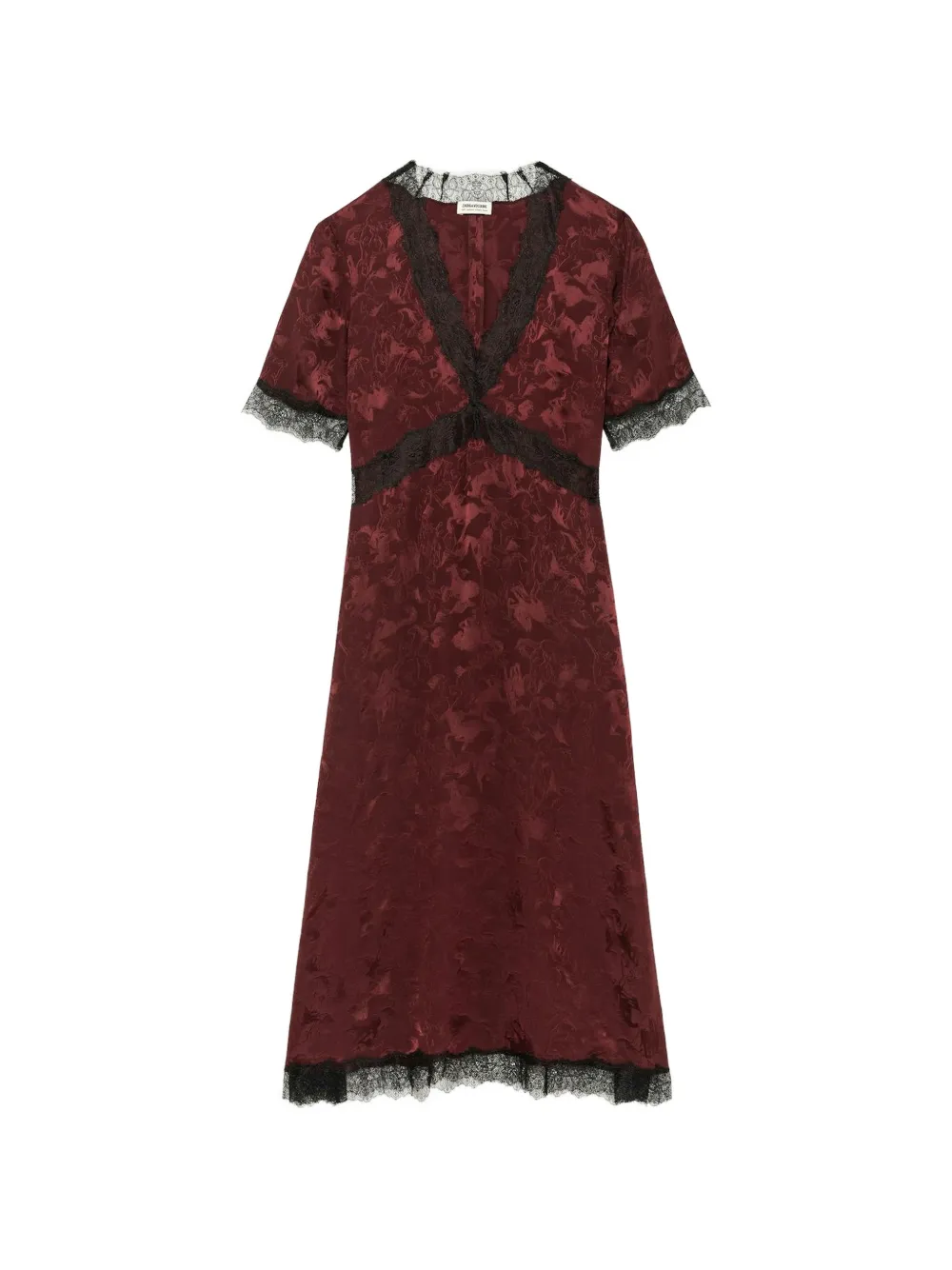 Zadig&Voltaire Redoxal dress silk Rood