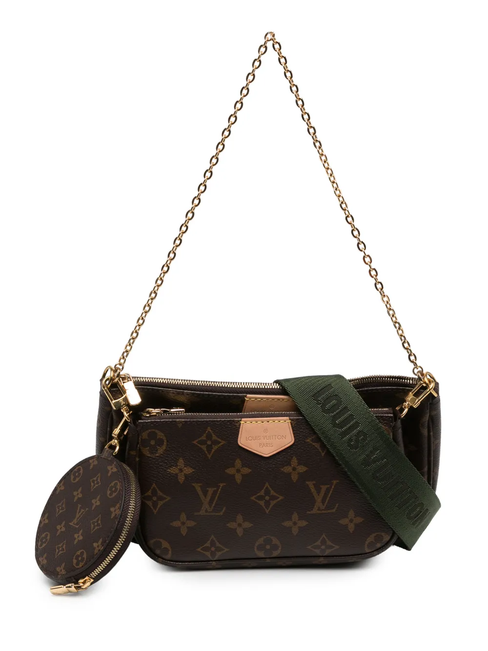 Louis Vuitton Pre-Owned 2019 Monogram Multi Pochette Accessoires satchel - Braun