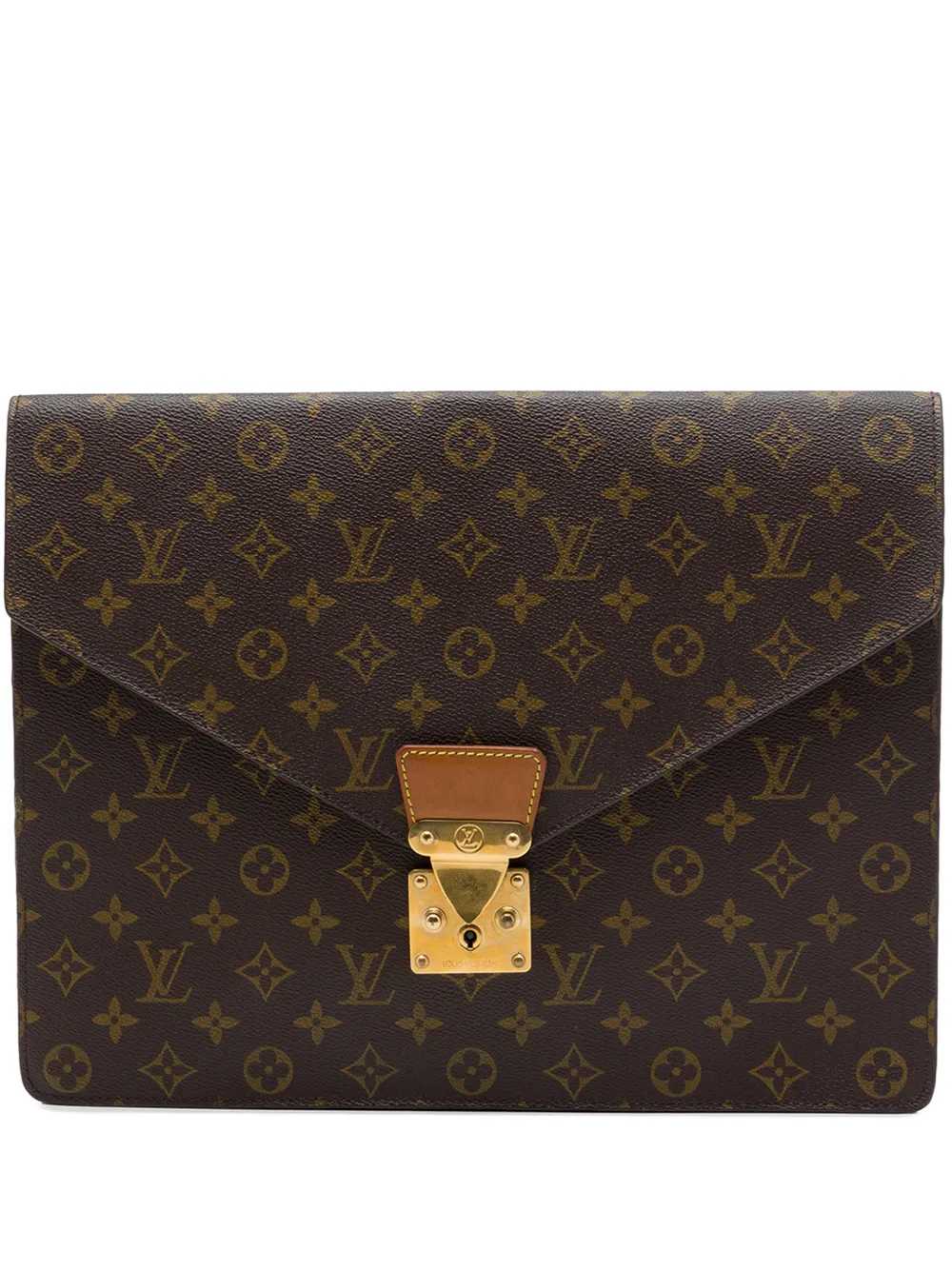 Louis Vuitton Pre-Owned 1990 Monogram Porte Documents Senateur business bag - Brown