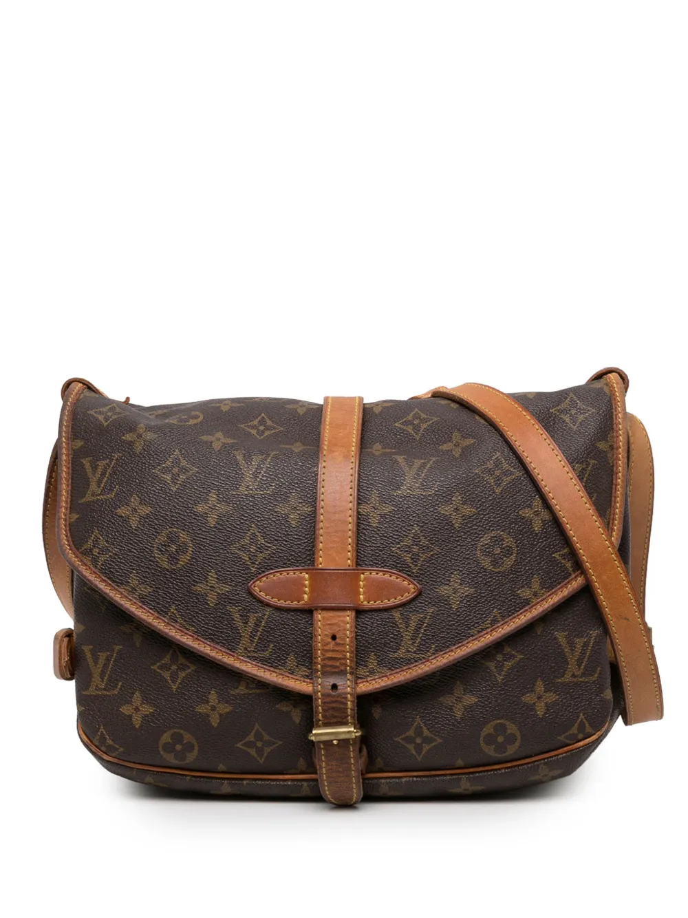 Louis Vuitton Pre-Owned 1997 Monogram Saumur 30 crossbody bag - Braun