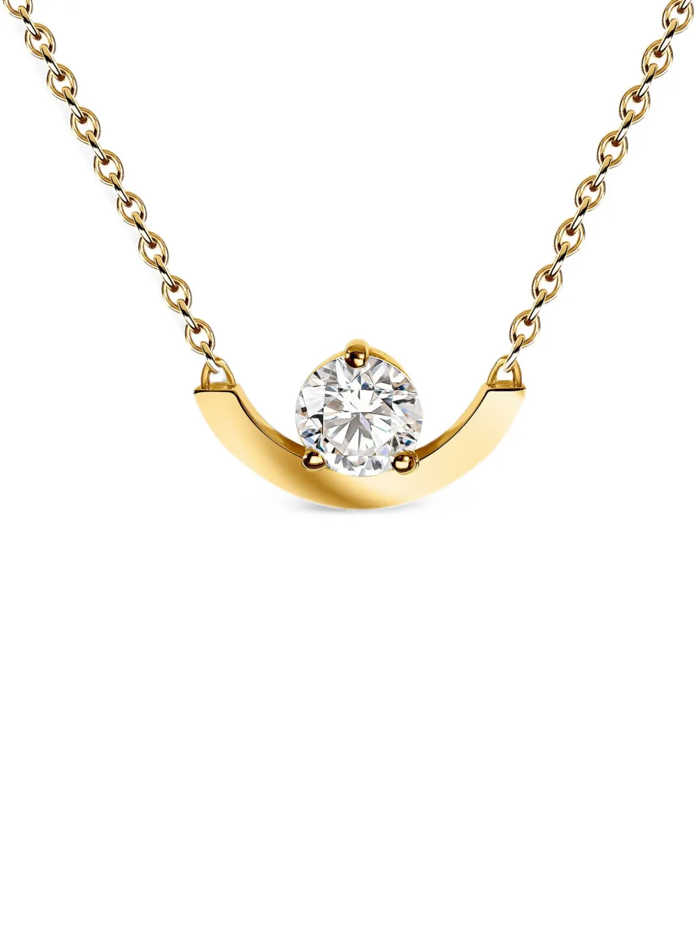 Loyal.e Paris Necklace Intrépide grand arc 1ct - 18k yellow gold - Oro