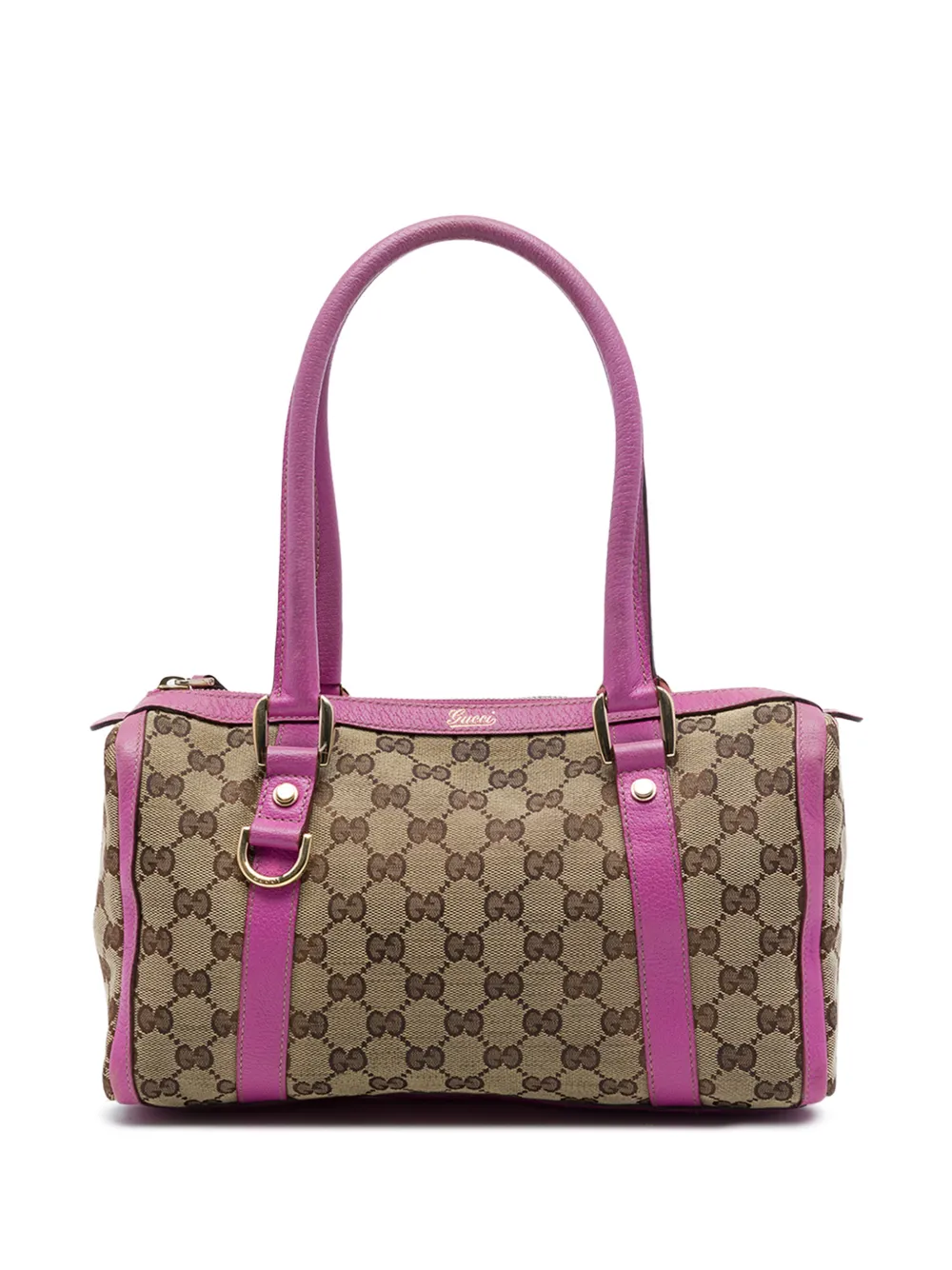 Gucci Pre-Owned 2000-2015 GG Canvas Abbey D Ring boston bag - Toni neutri