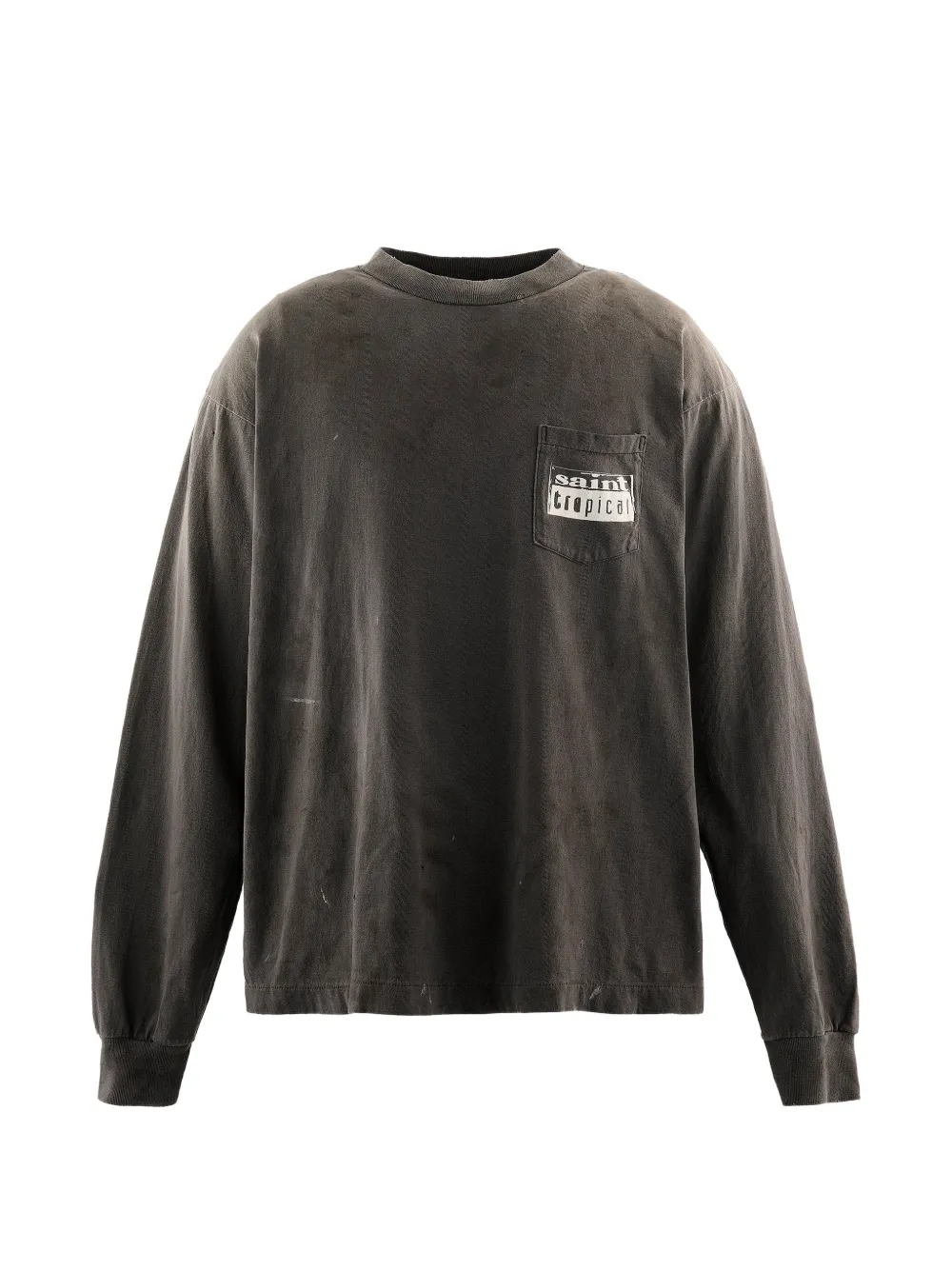 SAINT MXXXXXX x Cafe Tropical graphic-print T-shirt Bruin