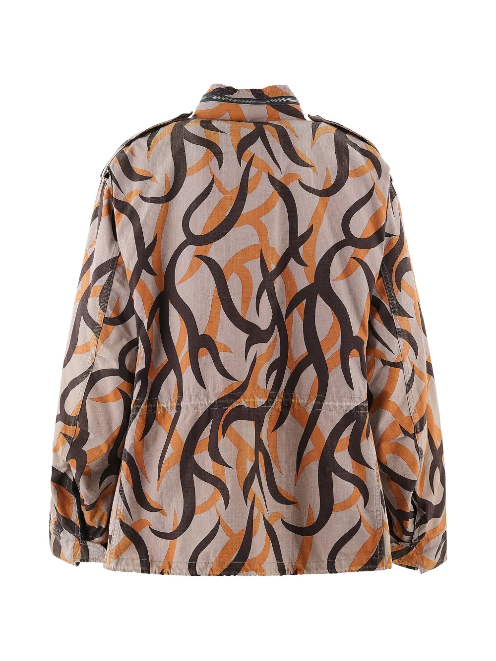 SAINT MXXXXXX tribal-print M65 jacket Beige