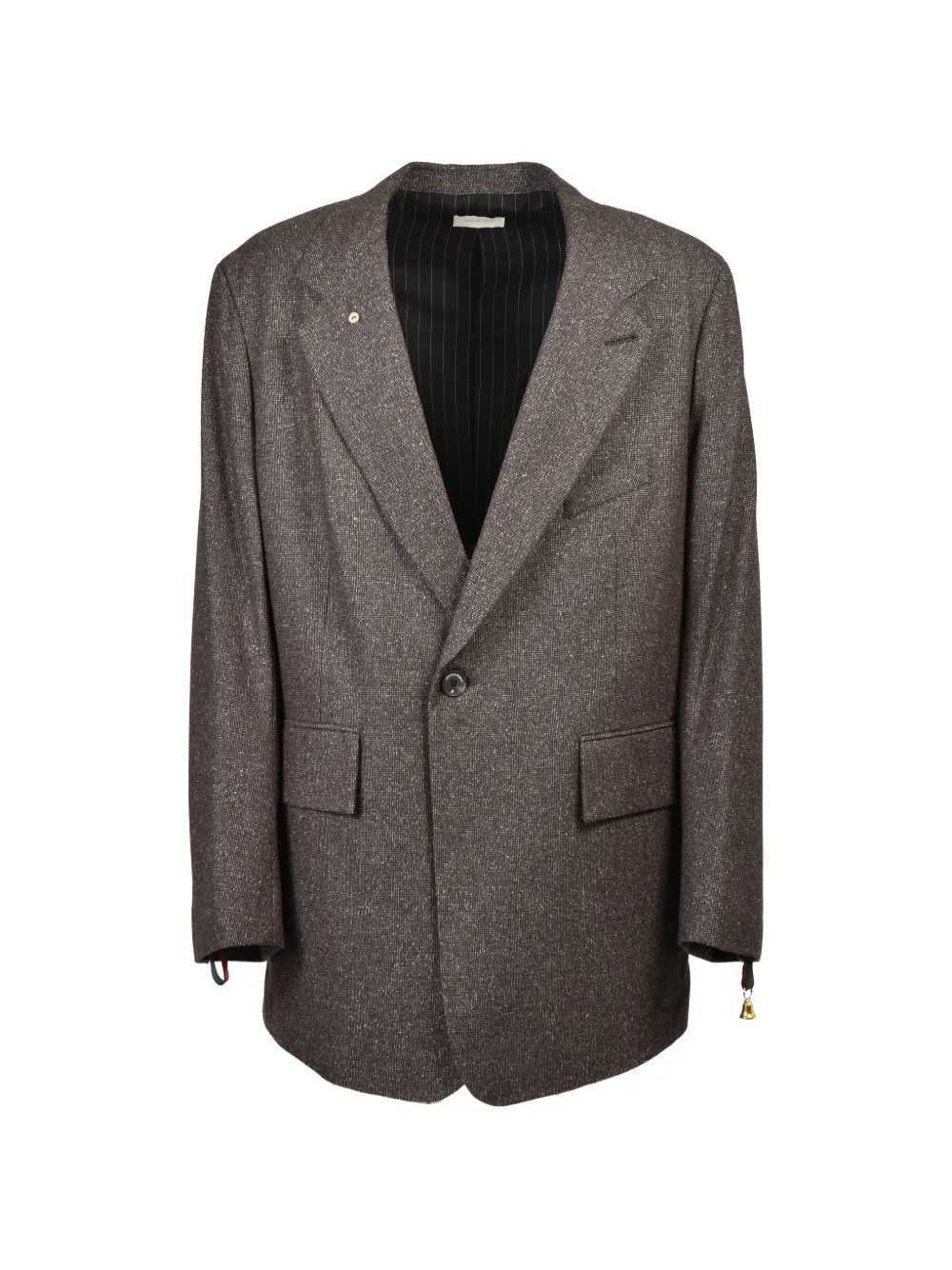 Bed J.W. Ford flap-pocket single-breasted blazer Bruin
