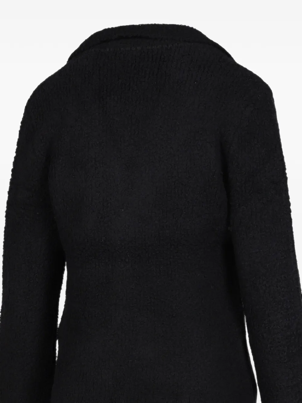 R13 Shrunken sweater blazer Zwart