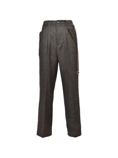 Bed J.W. Ford 4 Pockets belt-loops straight-leg trousers