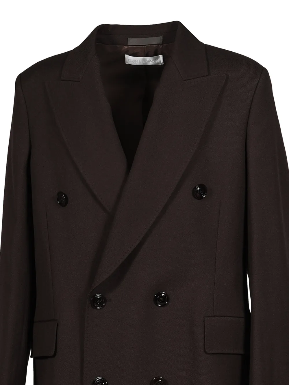 OUR LEGACY extended whale coat Bruin