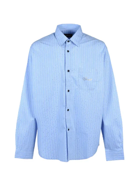 BREATH rhinestone-embellished striped shirt