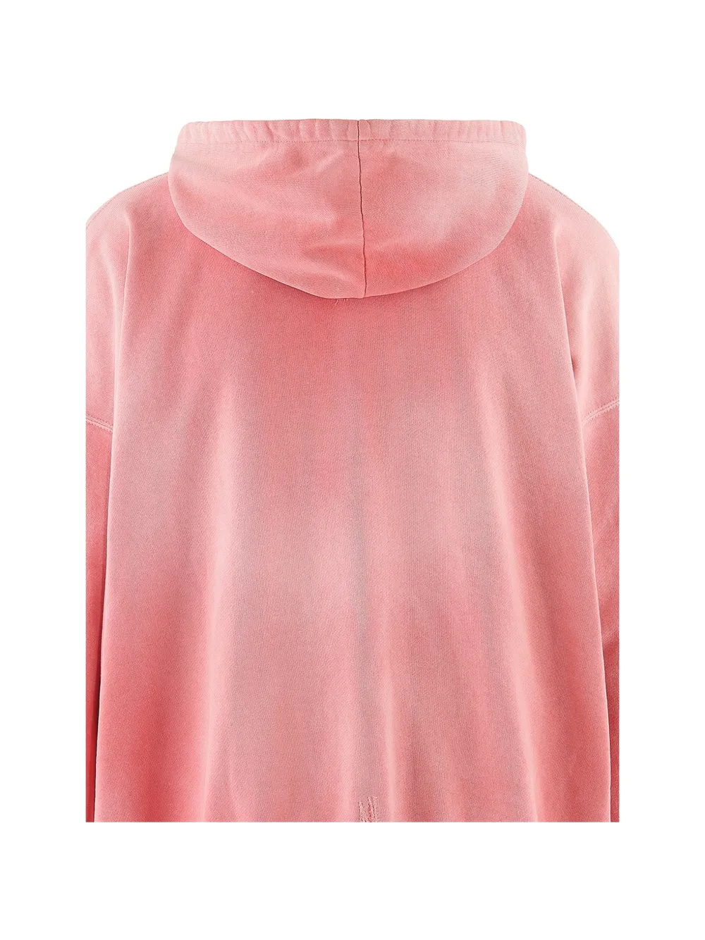 SAINT MXXXXXX distressed-effect drop-shoulder hoodie Roze