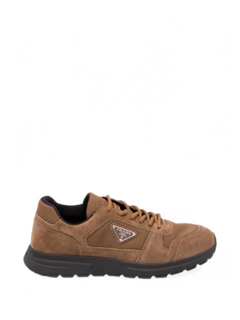 Prada Prax suede and Re-Nylon sneakers