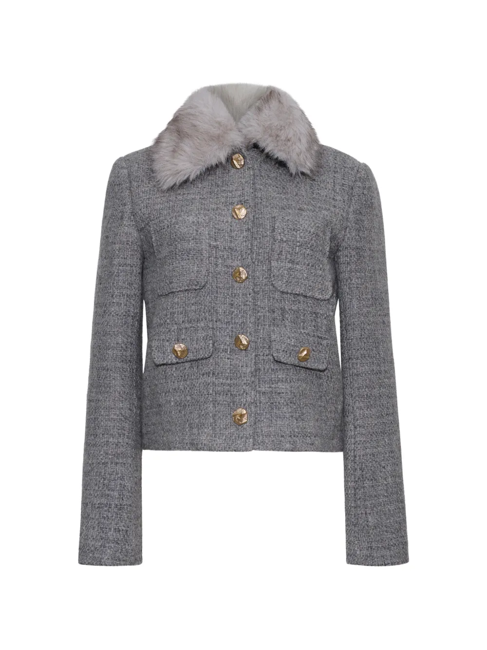 Cara Cara Lucas tweed jacket - Grau