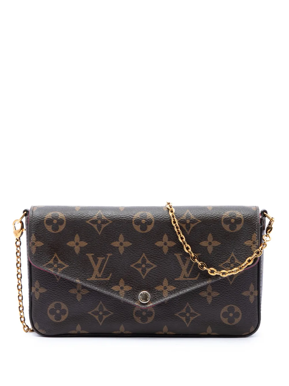 Louis Vuitton Pre-Owned 2018 Monogram Pochette Felicie crossbody bag - Brown