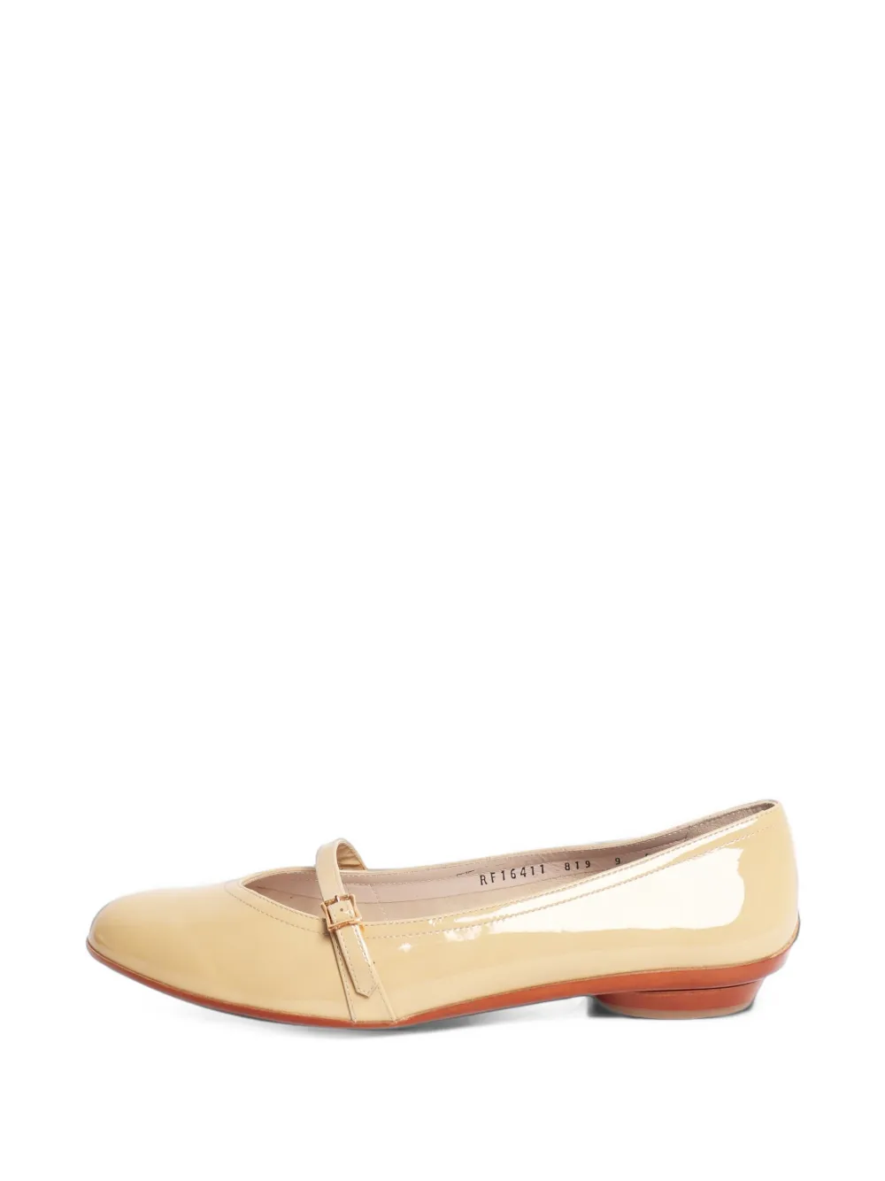 Ferragamo Pre-Owned Audrey ballet flats - Nude