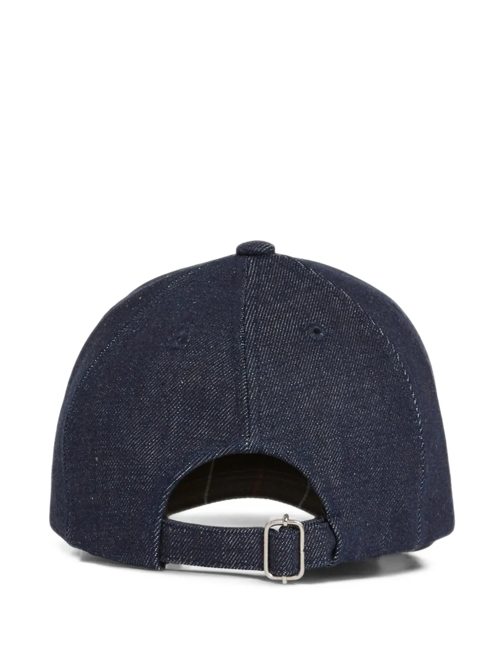 Barbour x A.P.C logo-print baseball cap Blauw