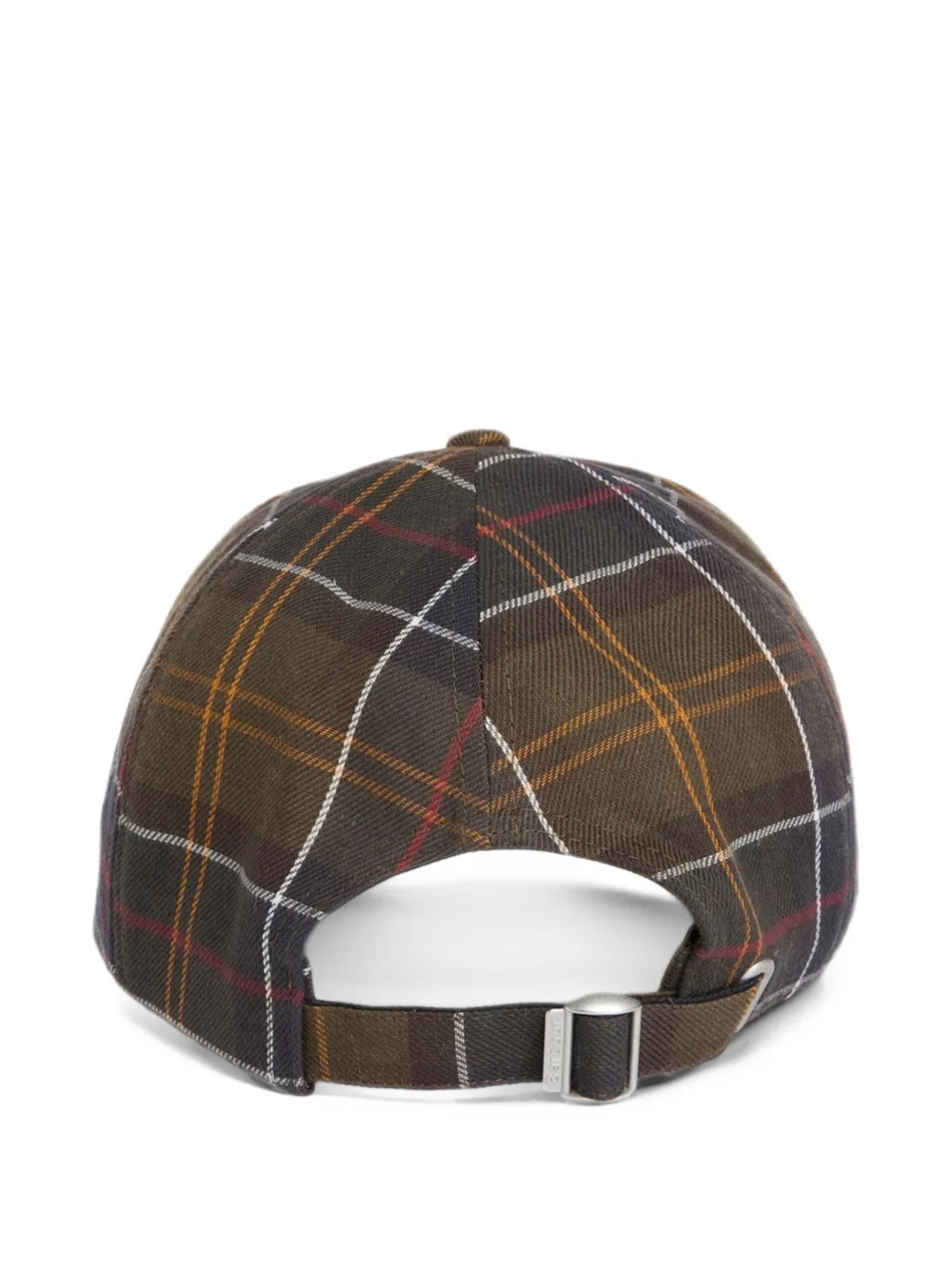 Barbour x A.P.C tartan-print baseball cap Groen