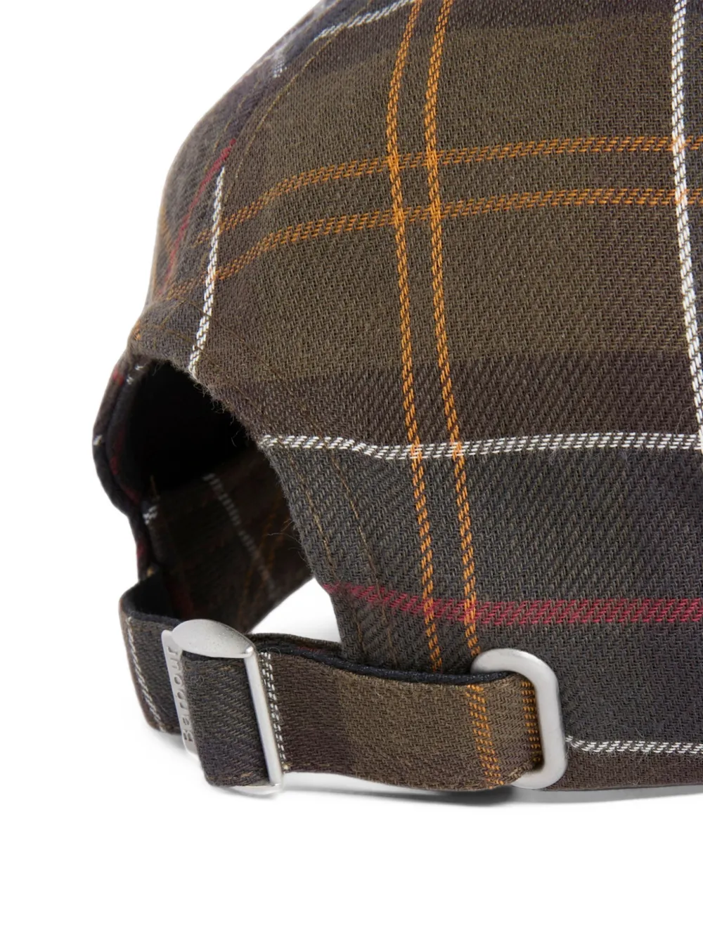 Barbour x A.P.C tartan-print baseball cap Groen