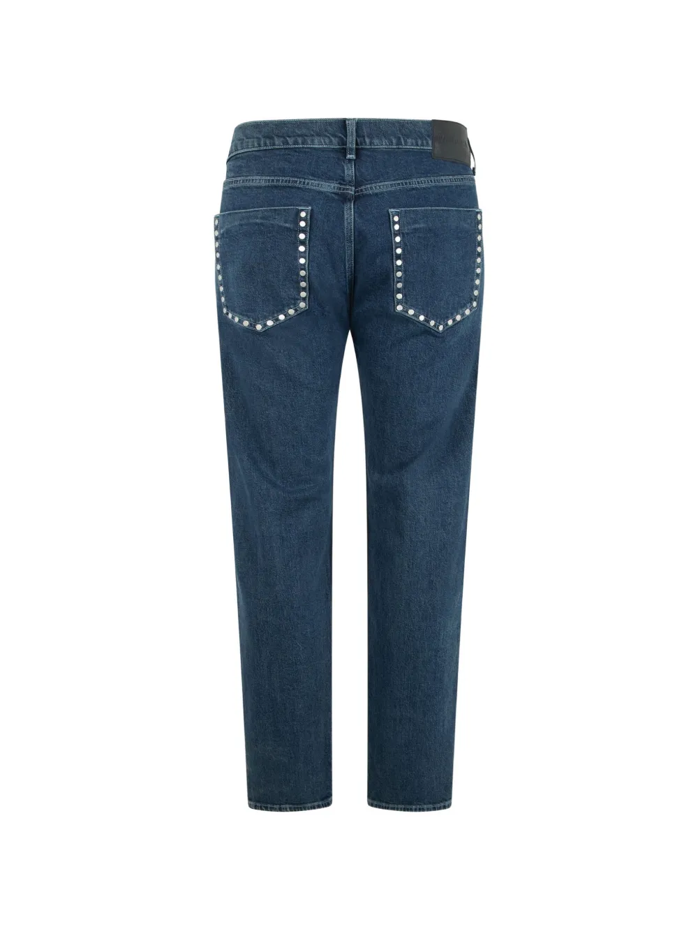 Roberto Cavalli Jeans verfraaid met studs en luipaard-print Blauw