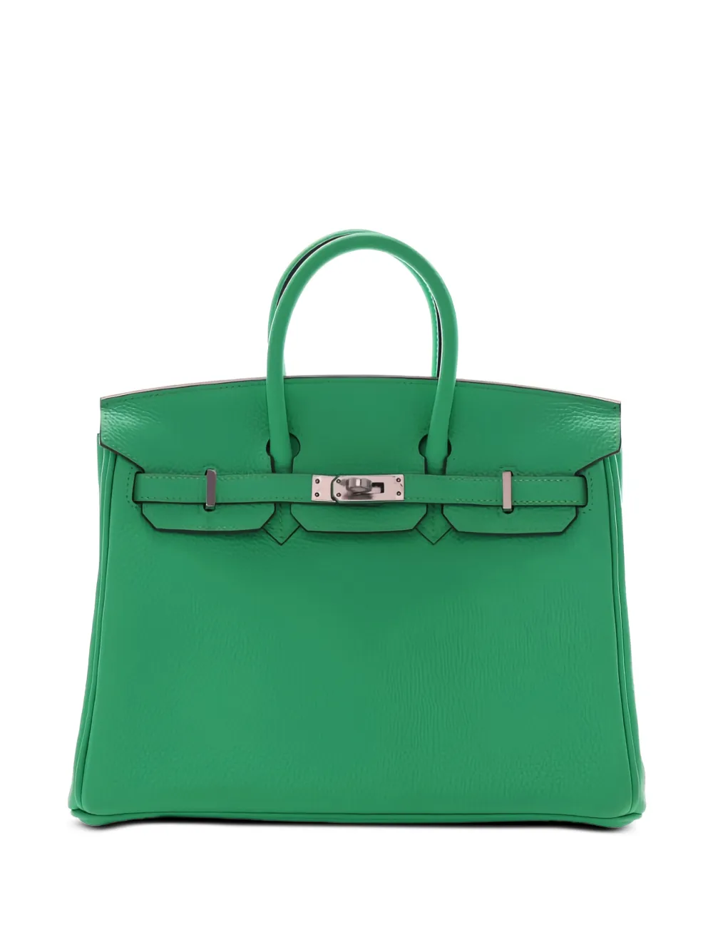 Hermès Pre-Owned 2025 Togo Birkin Retourne 25 handbag - Green