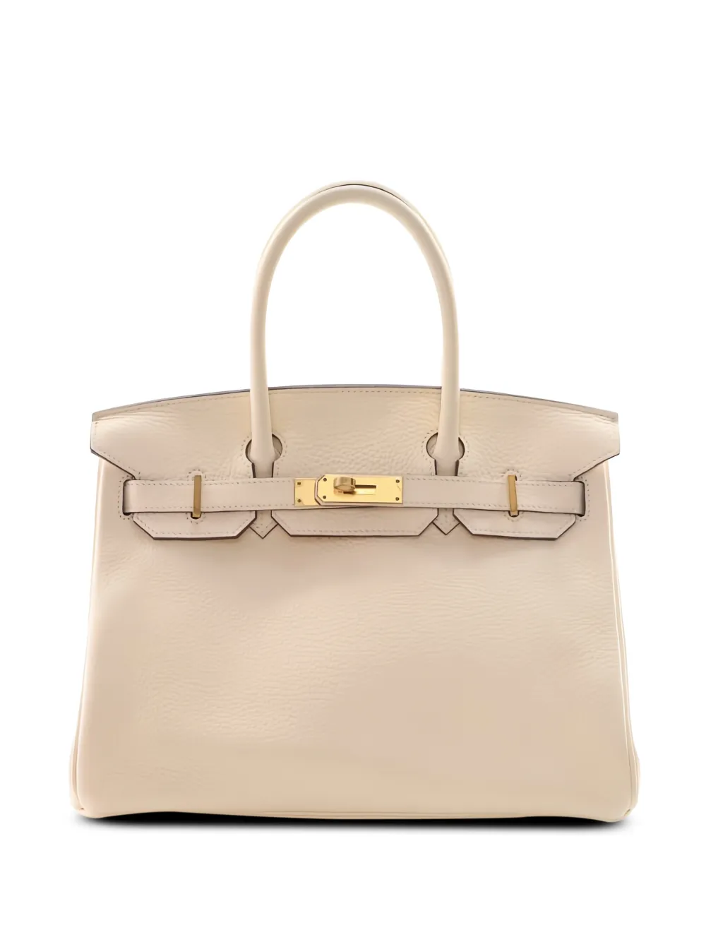 Hermès Pre-Owned 2021 Clemence Birkin Retourne 30 handbag - Neutrals