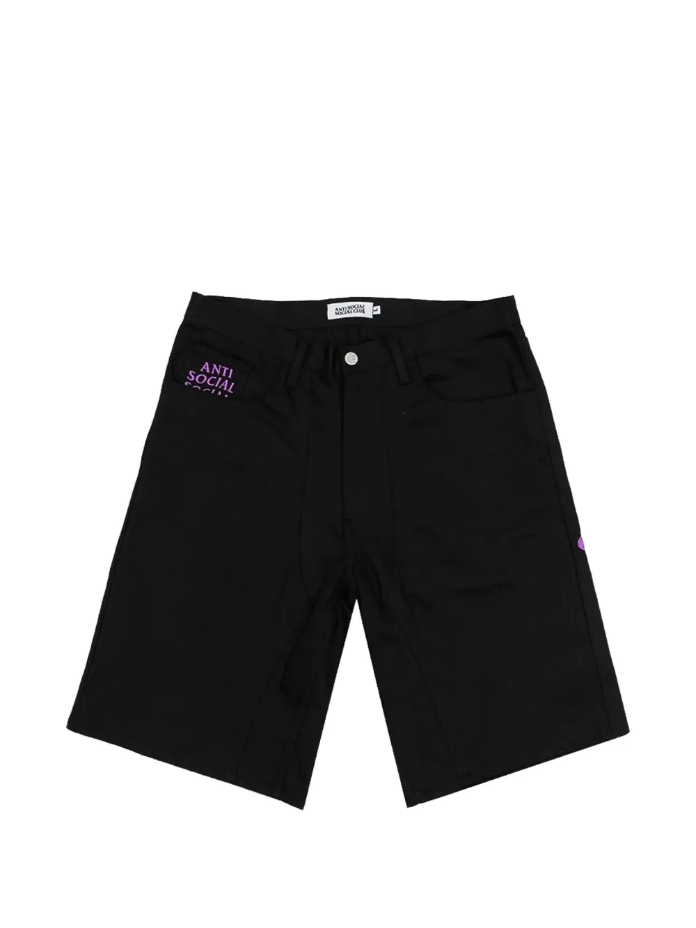 Anti Social Social Club Chainstitch Carpenter shorts - Nero