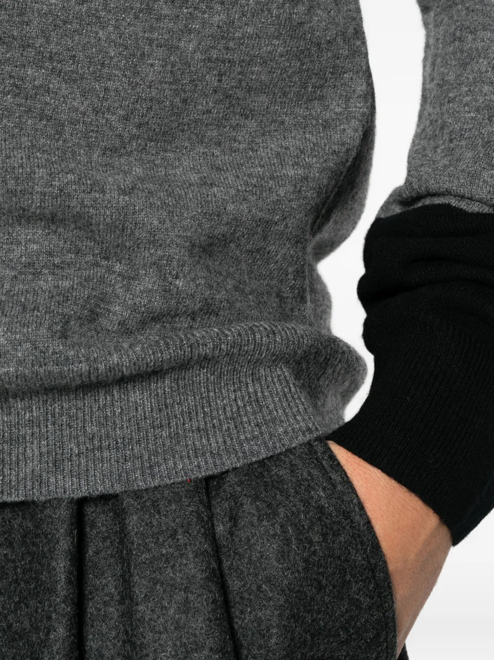 Comme Des Garçons Shirt crew-neck sweater Grijs