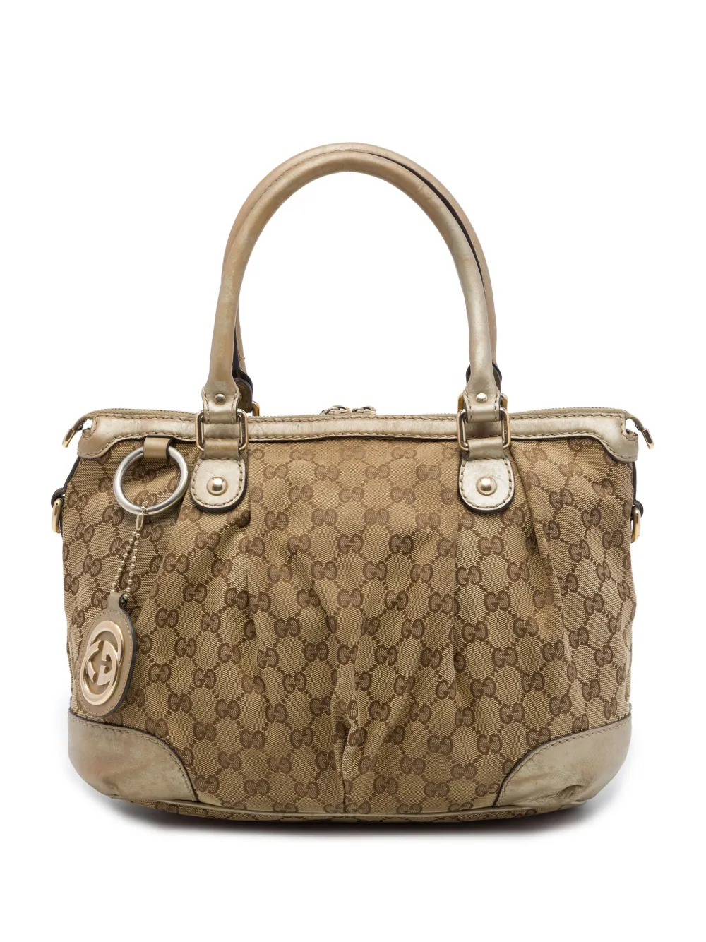 Gucci Pre-Owned 2016-2026 GG Canvas Sukey satchel - Toni neutri